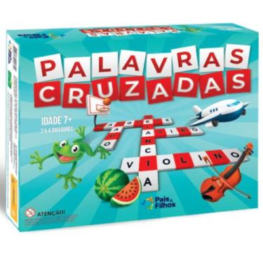Imagem de Jogo De Tabuleiro Palavras Cruzadas Pais E Filhos - 2171