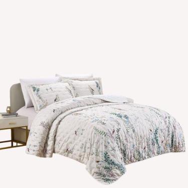 Imagem de Cobre Leito Casal Delicatto Micropercal 300 Fios 100% Poliéster - Gal_