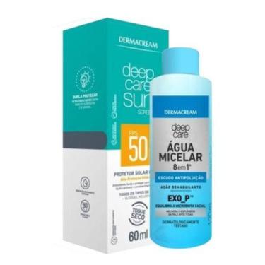 Imagem de Kit Dermacream - Protetor Solar Facial Fp50 + Água Micelar - Nivea