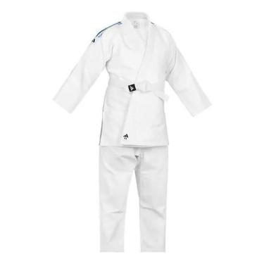 Imagem de Kimono Judo adidas Contest J650 Branco Listas Degradê, 185