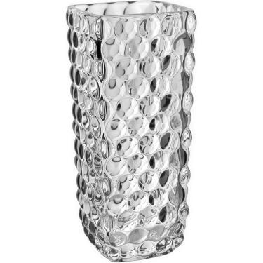 Imagem de VASO DECORATIVO ENFEITE PLANTA QUADRADO VIDRO 24x10x10cm TRANSPARENTE