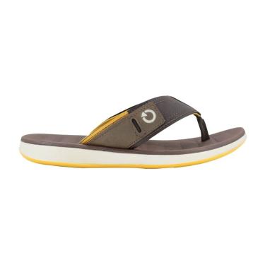 Imagem de Chinelo Cartago Maculino Malaga Bege/Marrom/Amarelo