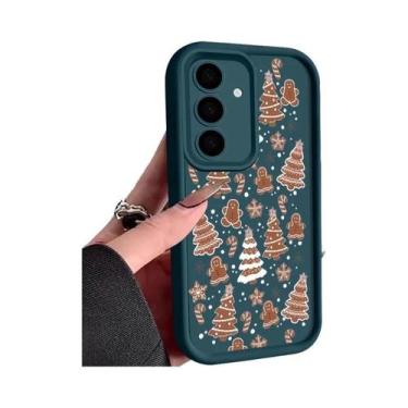 Imagem de Capa De Natal Com Árvores De Natal Para Samsung Galaxy S25 Edge S24 S2