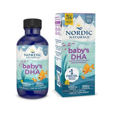 Imagem de Suplemento Nordic Naturals DHA para bebês 1050 mg 60 ml-Unissex
