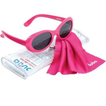 Imagem de Óculos De Sol Buba C/ Proteção Solar Estojo Lenço Pink 11739