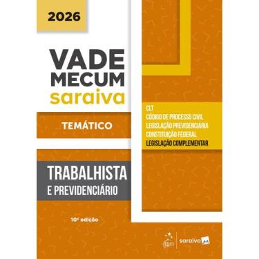 Imagem de Livro - Vade Mecum Trabalhista e Previdenciário - Temático - 10ª Ediçã