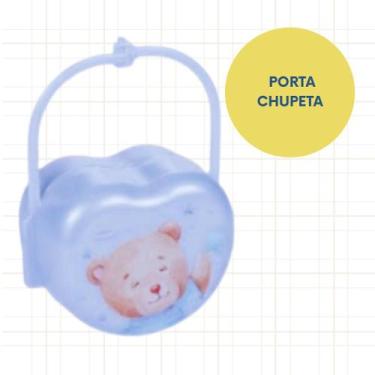 Imagem de Porta chupeta plasutil higiene e segurança, AZUL
