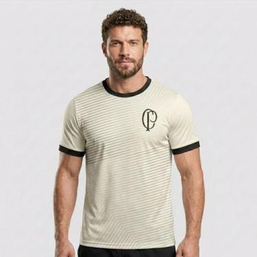 Imagem de Camisa Corinthians Dry Sublimada Off White - Coimbra, EG