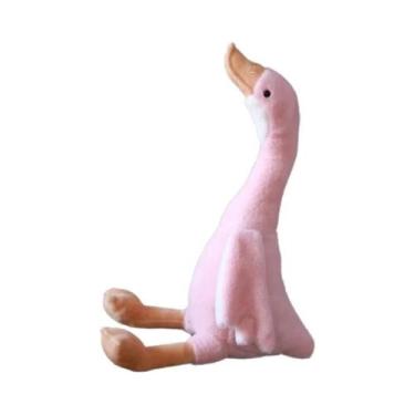 Imagem de Ganso De Pescoço Longo De Pelúcia: Brinquedo Fofo E Macio Para Criança