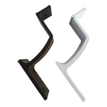 Imagem de Suporte Corrimão Alumínio Escada Branco Ou Preto - 5 Peças - KMP, BRAN