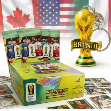 Imagem de Caixa 24 Envelopes Copa Mundo 2026 Adrenalyn Panini com Brinde TAÇA da