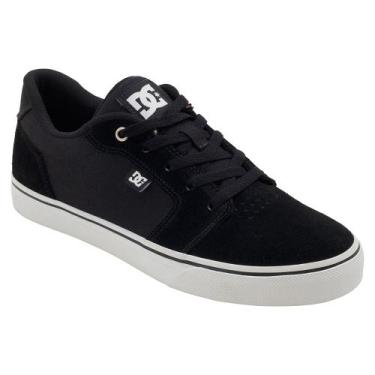 Imagem de Tenis dc shoes original anvil la black/whate, Preto, 40