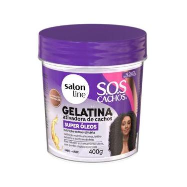 Imagem de Gelatina Ativadora de Cachos Salon Line Sos Cachos Super Óleos 400g
