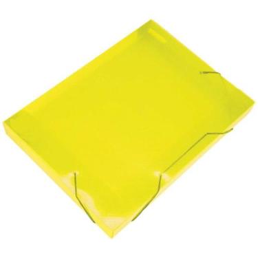 Imagem de Pasta ABA Elastica Plastica Oficio 40MM Amarela SOFT C/10 - Polibras