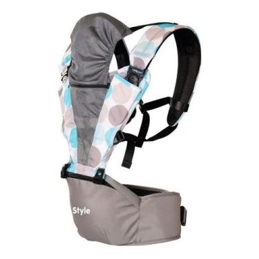 Imagem de Canguru Ergonômico Hipseat Baby Style Confortável e Seguro para Bebês 