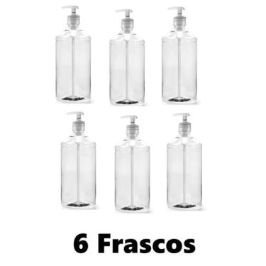 Imagem de Frascos Pet 500ml Com Válvula Saboneteira Pump Para Alcool Gel Sabonet