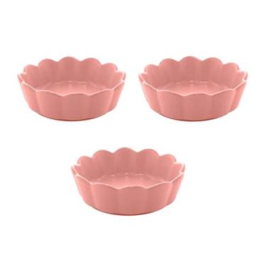 Imagem de Conjunto 3 Bowls Cerâmica Nórdica Rosa Matt Bon Gourmet