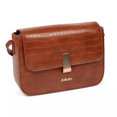 Imagem de Bolsa Dakota DK238 Carrera Transversal Quadrada com Aba, Fecho Botão e