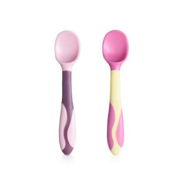 Imagem de Conjunto de Colheres Flexíveis Comet Nasa Collection Rosa Multikids Ba