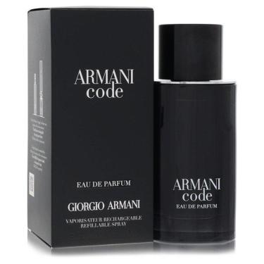 Imagem de Perfume Armani Code Masculino Eau de Parfum Aromático Recarregável Spray 75ML Armani