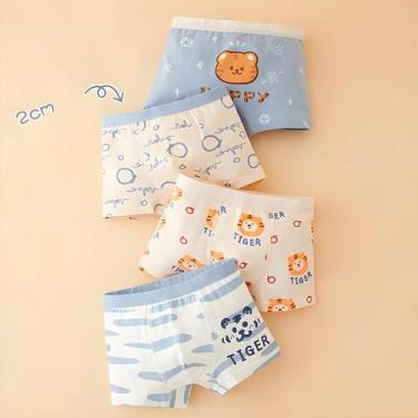 Imagem de Cueca Boxers Infantil de Algodão - Estampa de Carros - Confortável e E