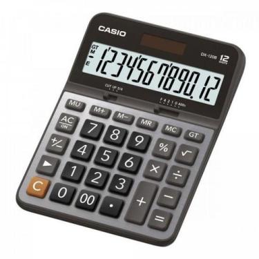Imagem de Calculadora de Mesa Casio DX-120B 12 Dígitos Prata