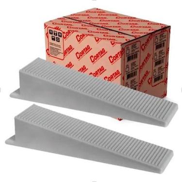 Imagem de Cunha Nivelamento Para Porcelanato 500 Peças Cortag