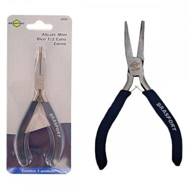Imagem de Alicate Mini Brasfort Bico Meia Cana Reto - 8994