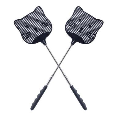 Imagem de Matador de Moscas Staruby 2 Unidades com Cabo Extensível de 63,5 cm