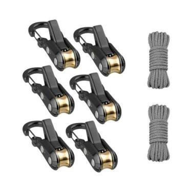 Imagem de Conjunto De Cordas Metálicas Ajustáveis Com Tensionador De Rolo E Trav