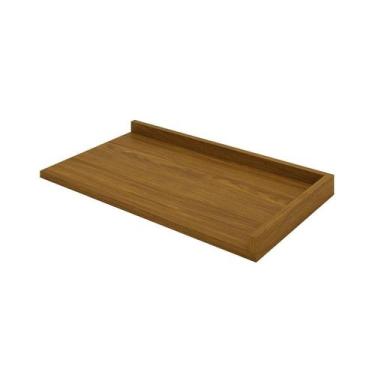 Imagem de Tampo p/ Balcão Cozinha Gabinete Canto Reto Requinte 94x54cm Nature - 