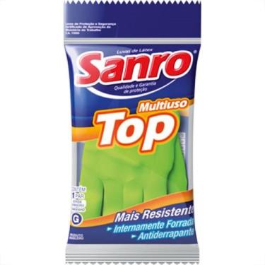 Imagem de Luva Sanro Forrada Verde (M) Par