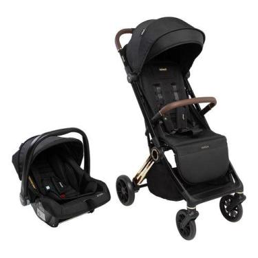 Imagem de Carrinho Nivola Duo Com Bebê Conforto Infanti Preto Solar Preto