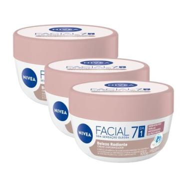 Imagem de Kit 3 unidades Creme Facial Uniformizador Pele Negra 100g - Nivea