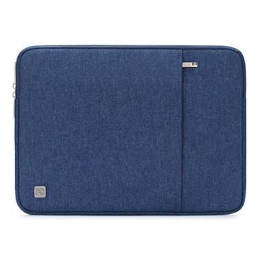 Imagem de NIDOO Capa para laptop de 14 polegadas, resistente à água, bolsa de transporte portátil para notebook de 14 polegadas / Lenovo ThinkPad X1 Carbon / Yoga 920 14 polegadas / 13,5 polegadas Microsoft Surface Book, azul