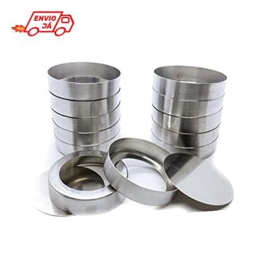 Imagem de Forma Torta Lisa Fundo Falso Redonda Número 2 Alumínio 12 Unidades Fest Forma