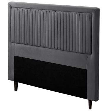 Imagem de Cabeceira para Cama Casal Dobuê Berlim em Tecido Velopus