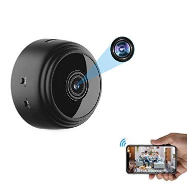 Imagem de Mini câmera espiã WiFi OVEHEL HD 1080P sem fio, câmera de vídeo escondida, pequena câmera de babá com visão noturna e movimento ativado, uso interno, câmeras de segurança, câmera de
