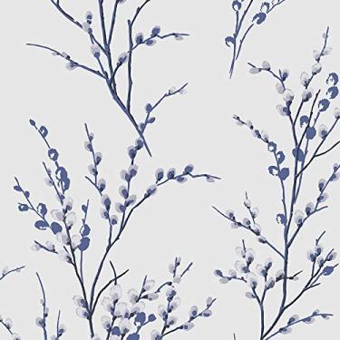 Imagem de Laura Ashley Papel de Parede Pussy Willow Off White e Midnight