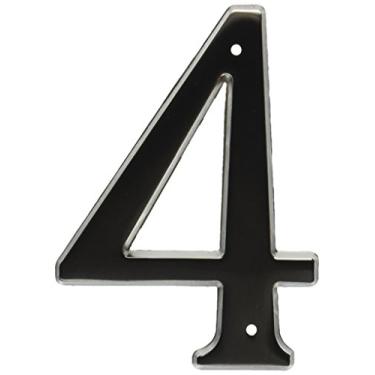 Imagem de Baldwin 90674056# 4 números de casa, níquel acetinado vitalício