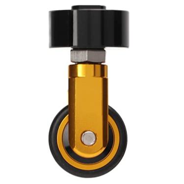 Imagem de Roda fácil de bicicleta dobrável, roda de empurrar auxiliar antiderrapante resistente a cores de alta resistência para bicicleta dobrável