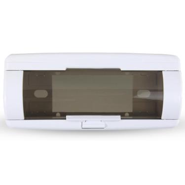 Imagem de Capa Suporte Protetor Rádio 1 Din Marine Barco Lancha Branco