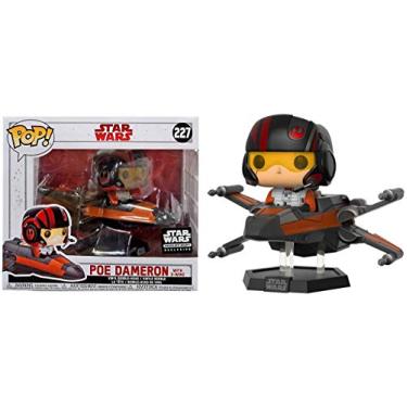 Imagem de POP! Movies: Star Wars #227 - Poe Dameron with X-Wing (Star Wars Smuggler's Bounty Exclusive)