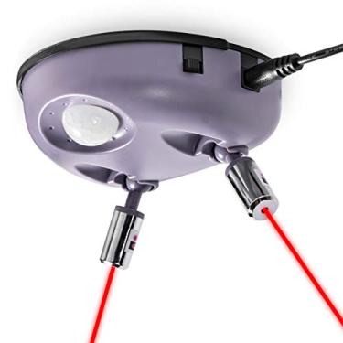 Imagem de Zento Deals — Sensor de estacionamento com luz de LED de movimento ativado por movimento a laser duplo para estacionamento, guia do sensor de estacionamento, ajuste a laser de 360 graus, qualidade premium