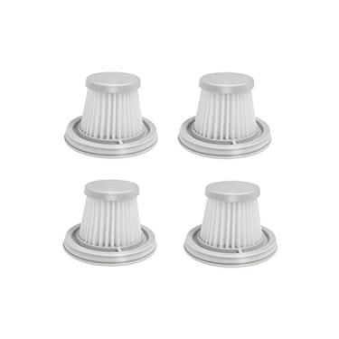 Imagem de Elemento de filtro de substituição 2/4/6 peças adequado para mini aspirador de pó portátil para carro Xiaomi Mijia (4 peças)