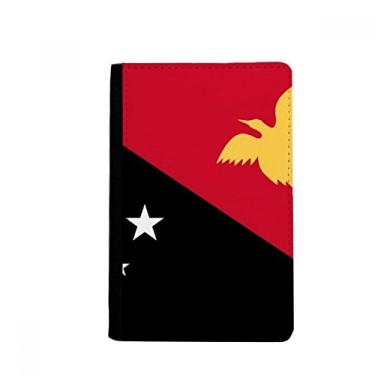 Imagem de Porta-passaporte com bandeira nacional de Papua Nova Guiné Oceania país Notecase Burse carteira capa porta-cartão, Multicolor