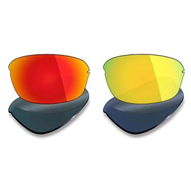 Imagem de Mryok 2 pares de lentes polarizadas de substituição para óculos de sol Oakley Half Wire 2.0 – Opções