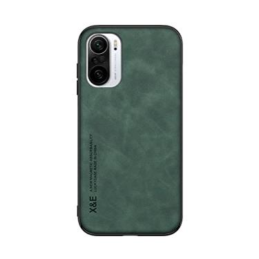 Imagem de Kepuch Silklike Capa para Xiaomi 11i/11X Pro,Redmi K40/K40 Pro,Poco F3 - Case Placa de Metal Embutida para Xiaomi 11i/11X Pro,Redmi K40/K40 Pro,Poco F3 - Verde