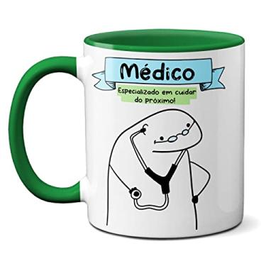 Imagem de Caneca Médico 6 Anos Estudando Para Estudar a Vida Toda (Verde)