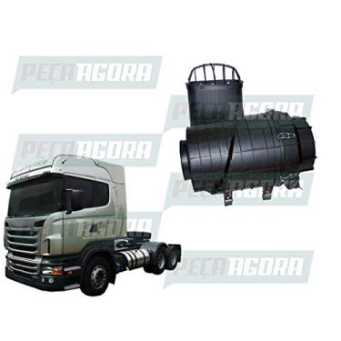 Imagem de CORPO FILTRO DE AR COM TAMPA PARA SCANIA SERIE 4 SERIE 5 SEM ELEMENTO